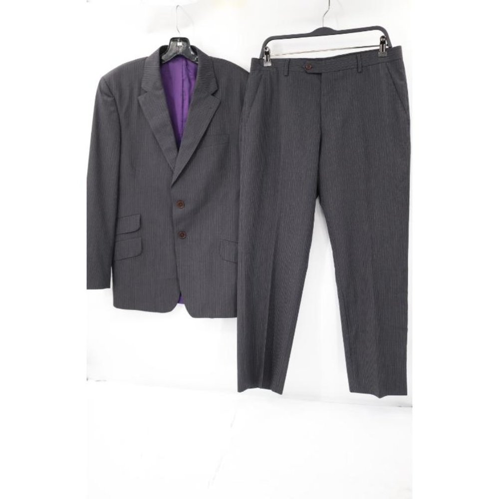 Paul Smith Charcoal Suit with Purple Lining